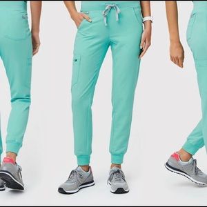 Figs Fresh Aqua Zamora scrub jogger bottoms